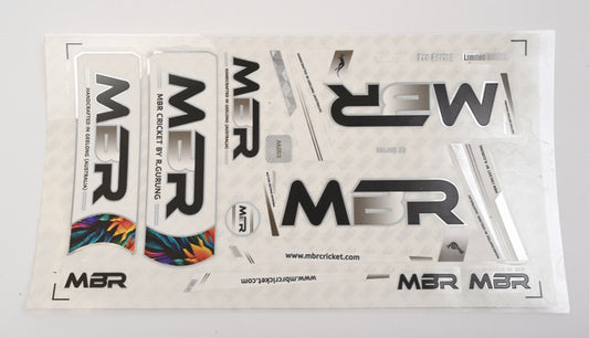 MBR Pro Series Black & Silver sticker design